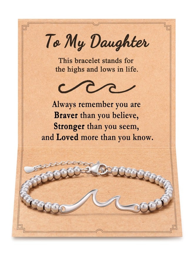 Tarsus Daughter Gifts from Mom, to My Daughter Bracelet Birthday Gifts Christmas Mothers Day from Mom Dad - Image 1